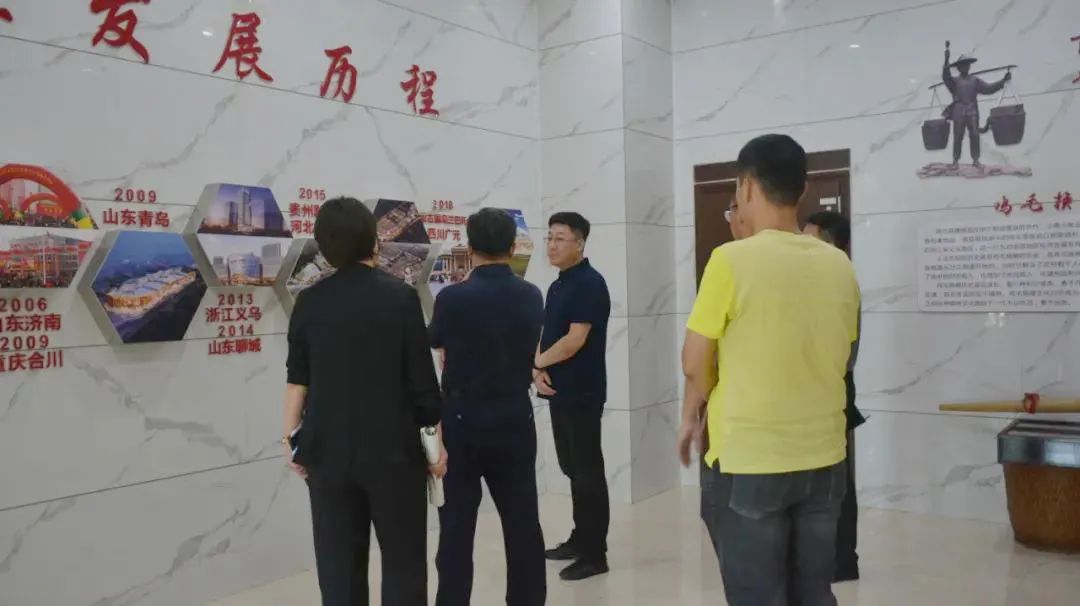 聊城高铁城市发展建设集团辛建军副总经理一行莅临集团聊城金田阳光城参观考察