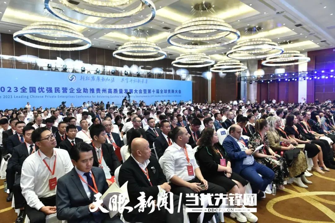 金位海主席出席2023全国优强民营企业助推贵州高质量发展大会暨第十届全球贵商大会